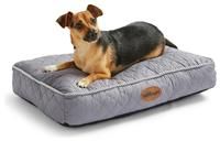 Silentnight Ultrabounce Pet Bed - Small Dog Bed Pillow - Grey Cat Bed with Machine Washable Cover, Non-Slip Base