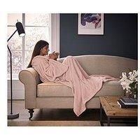 Silentnight Snugsie Wearable Blanket Sleeves Foot Pocket Soft Cosy Teddy Fleece