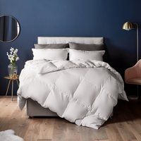 Silentnight Feather & Down 13.5 Tog King Duvet - Duck Feather & Down Filling Anti Bacterial Hotel Quality Quilt - Breathable Cotton Cover Machine Washable Duvets