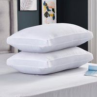 Silentnight Airmax Super Support Firm Pillows 2 Pack – Firm Support Bed Pillows with Foam Core Breathable Cooling Cool Pillows Pack of 2 – Super Supportive and Hypoallergenic – 2 Pack