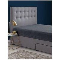 Silentnight Teddy Fleece Fitted Sheet - Charcoal