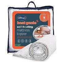 Silentnight Self Heating Single Mattress Topper - Warm Cosy Mattress Pad Topper Featuring Heat Reflecting Foil and Thermal Lining to Retain Heat - Single