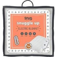Snug Snuggle Up Electric Blanket Single - Heated Electric Underblanket with 3 Heat Settings, Overheat Protection and Fitted Straps - Single