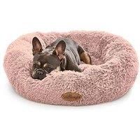 Silentnight Dog Cat Pup Bed Donut Soft Round Plush Beds Calming Pet Anti Anxiety