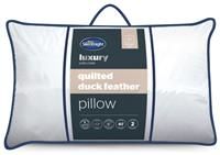 Silentnight Luxury Quilted Duck Feather Medium Firm Pillow