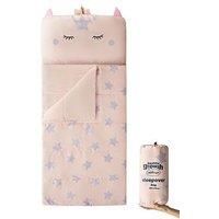 Silentnight Healthy Growth All-In-One Sleepover Bag - Sleep Bag & Built-In Pillow for Comfort and Convenience - Super Soft and Cosy Brushed Microfibre Travel Nursery Sleeping Bag - 160x70cm, Unicorn