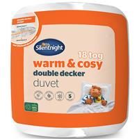 Silentnight Warm & Cosy 18Tog Double Decker Duvet Set-Double
