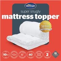 Silentnight Super Snuggly 10cm Mattress Topper-Superking