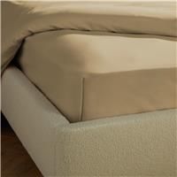 Silentnight Supersoft Plain Ecru Fitted Sheet - Superking