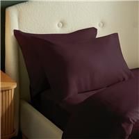 Silentnight Supersoft Standard Pillowcase Pair - Burgundy