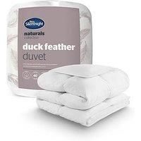 Silentnight Duck Feather 10.5 Tog Duvet White Double