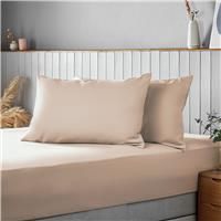 Silentnight Supersoft Plain Standard Pillowcase Pair - Pink