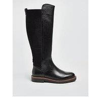 POD womens Kiera biker style ankle boots black UK 7