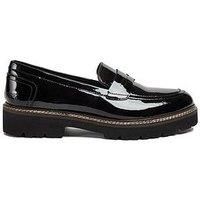 Pod Kenny Patent Leather Loafers - Black