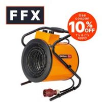 SIP 9299 400V FIREBALL Turbofan 9001 Electric Fan Heater with Powder Coating