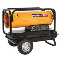 SIP Fireball XD100 Diesel/Paraffin Space Heater 30KW in Orange Steel