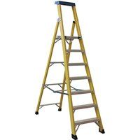 Norslo 6 Step Plus Platform Fibre Glass Step Ladder