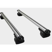 Summit SUM-002 Roof Bar to Fit Cars with Running Rails, Aluminium 1.2m,Siliver