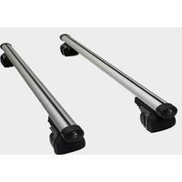 Summit SUM-003 Semi Universal Roof Bars (Pair Of) to Fit Cars with Running Rails, Aluminium 1.35m in length, Set of 2