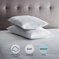 Fogarty Superfull MediumSupport Pillow Pair White