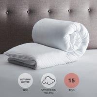 Fogarty Soft Touch 15 Tog Duvet White