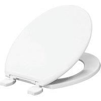 Bemis Stirling British Standard Closing Toilet Seat Thermoplastic White (307PH)