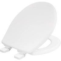 Bemis York Soft-Close Toilet Seat Thermoplastic White (245PG)