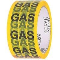 Arctic Hayes 662030-50M Gas ID Tape Yellow / Black 50m x 50mm (243PA)