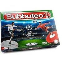 SUBBUTEO UEFA CHAMPIONS LEAGUE TABLE FOOTBALL SET - New - please read !!