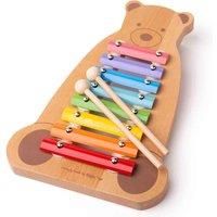 Tidlo Wooden Musical Bear Xylophone