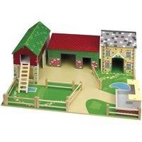 Tidlo Oldfield Farm Farmyard Animals Wooden Play Set