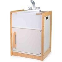 Tidlo T0300 Wooden Sink Play Kitchen Accessories, Multi-Colour