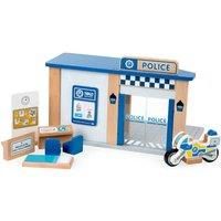 Tidlo Wooden Police Station with Accessories Emergency Services Kids