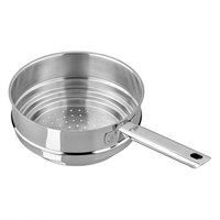 Tala Performance Stainless Steel Multi Steamer with Long Handle, fits 16, 18 and 20cm saucepans. Made in Portugal, with Guarantee, Metallic Silver