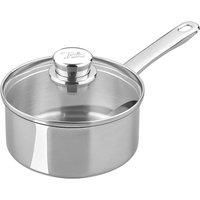 Tala Performance Stainless Steel Cookware 20cm Saucepan with Glass lid. Made in Portugal, with Guarantee, Suitable for All hob Types Including Induction (10A14339)