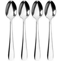Tala Performance Stainless Steel Espresso Spoons, Premium 4 Piece Set, Ideal Quality Stainless Steel with Mirror Polish Finish, Dishwasher Safe, Metallic Silver