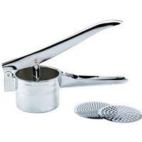 Stainless Steel Smooth Potato Mash Ricer Hand Held Masher Vegetable Mincer Puree