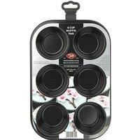 Tala Performance, 6 Cup Muffin Tin, Professional Gauge Carbon Steel with Eclipse Non-Stick Coating