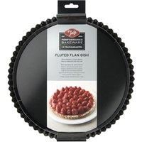 Tala Performance 28 cm Dia Fluted Tart Tin, Professional Gauge Carbon Steel with Eclipse Non-Stick Coating, Loose Base, Perfect for savoury or Sweet tarts, flans, quiches, or Desserts