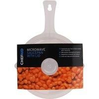 Chef Aid 10E10817 Microwave Saucepan with Lid , White , 21.5 x 15.3 x 10.8 cm
