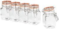 Tala Airtight Spice Jars with Silicone Seal, Set of 5