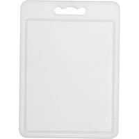 Chef Aid White Poly Chopping Board, multipurpose anti-slip surface, easy clean and dishwasher safe with handle, 35 x 25cm, Other colour options available.