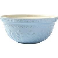Tala 10B31387 Pale Blue Stoneware Mixing Bowl, Embossed Corn Design, Durable, Chip-Resistant, Baking, 30cm