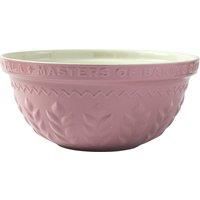 Tala 10B31388 Dusty Pink Stoneware Mixing Bowl, Embossed Corn Design, Durable, Chip-Resistant, Baking, 30cm
