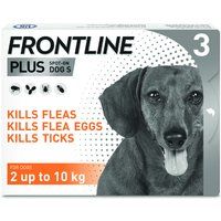 Plus Flea & Tick Treatment for Small Dogs - 3 Pipettes