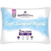 Slumberdown Summer Cool Firm Pillow Pack of 2