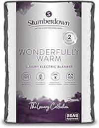 Slumberdown Wonderfully Warm Super King Size Multi-Zone Electric Blankets with Timer & 9 Heat Settings