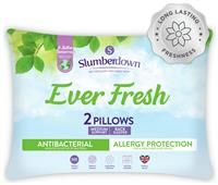 Slumberdown Ever Fresh Anti-Allergy Medium Pillows - 2 Pack