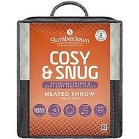 Cosy & Snug Sherpa Fleece Electric Blanket Heated Throw