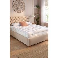 Slumberdown Sleep Soundly Climate Control Extra Deep 10cm Mattress Topper White Double (4'6)